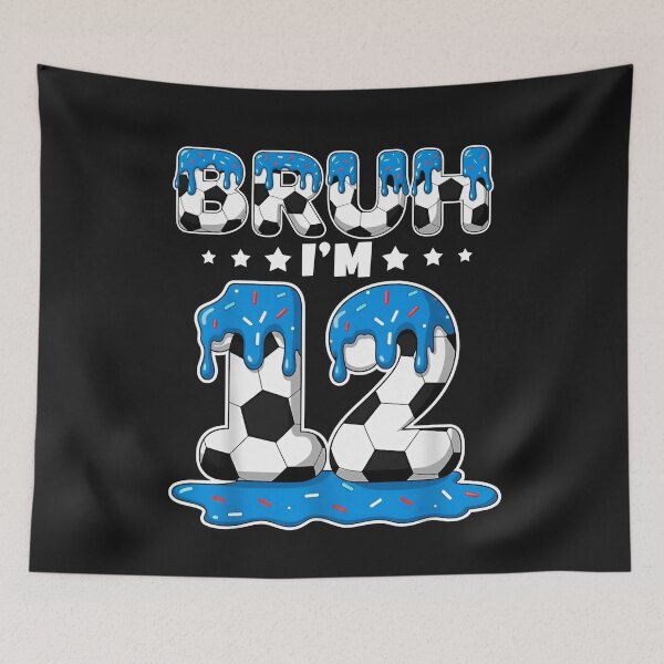 Item preview, Bruh I’m 12 Soccer Birthday T-Shirt designed and sold by LarryMBrown.