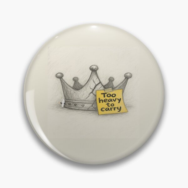 Item preview, Too Heavy to Carry — Crowned and Cracked designed and sold by PawnShiftGoods.