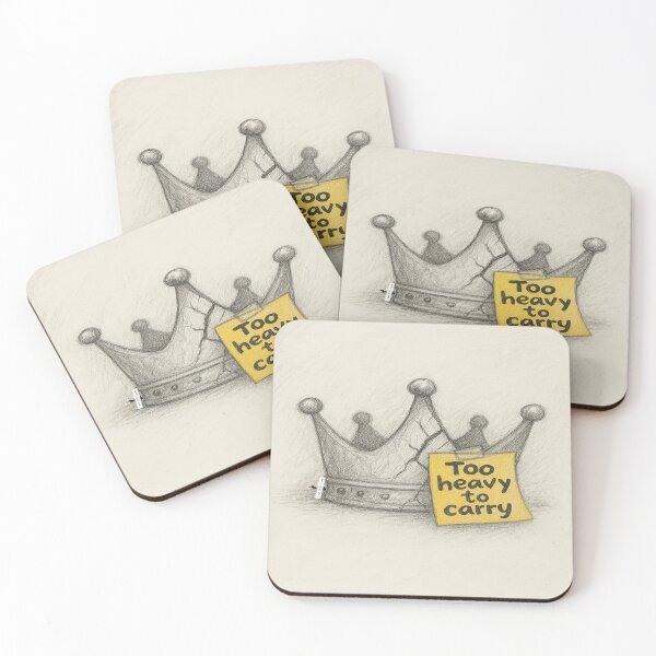 Item preview, Too Heavy to Carry — Crowned and Cracked designed and sold by PawnShiftGoods.