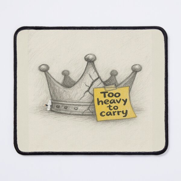 Item preview, Too Heavy to Carry — Crowned and Cracked designed and sold by PawnShiftGoods.