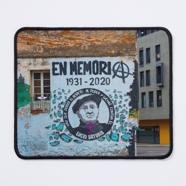 Item preview, Lucio Urtubia Memorial, Gràcia designed and sold by BadWolfStudios.
