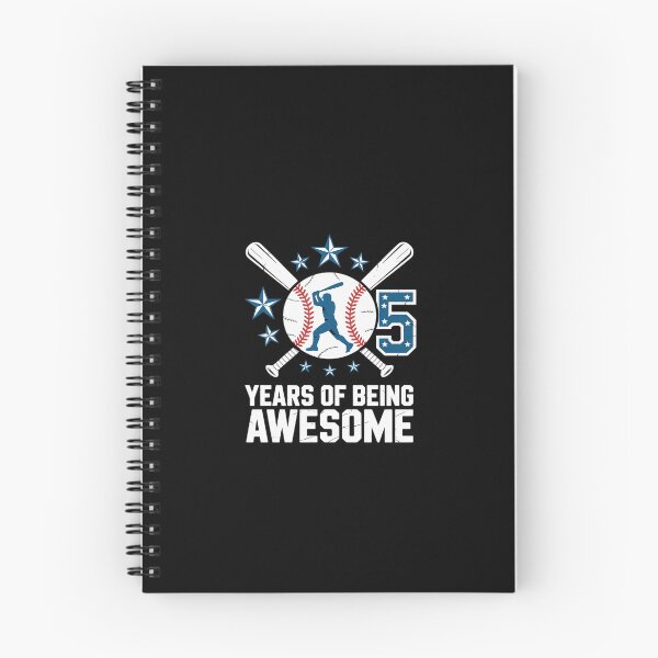 Item preview, Kids 5 Years Being Awesome Baseball Flag 5th Birthday Bday Boys  designed and sold by EllinoKlemo.