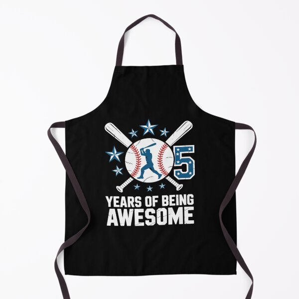 Item preview, Kids 5 Years Being Awesome Baseball Flag 5th Birthday Bday Boys designed and sold by EllinoKlemo.