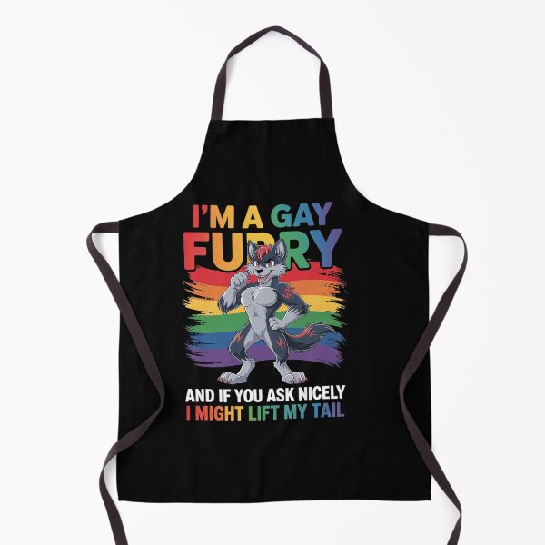 Item preview, I'm A Gay Furry Rainbow Fox Wolf Fursona Fandom Pride Month designed and sold by DrewLeuschke.