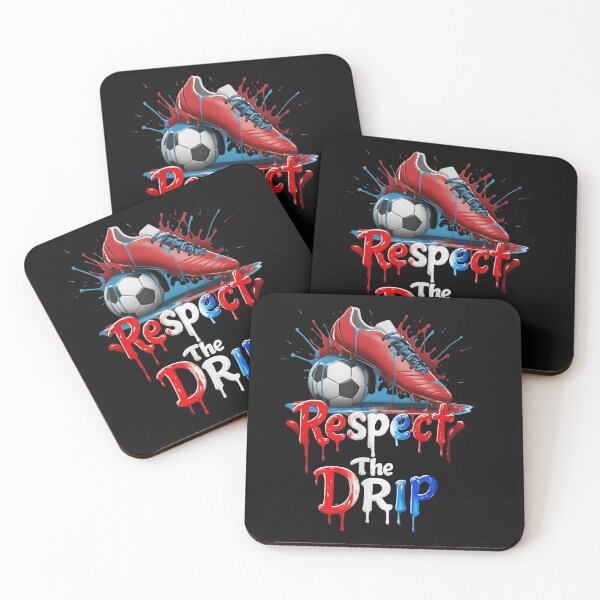 Item preview, Respect the Drip Soccer T-Shirt designed and sold by LarryMBrown.