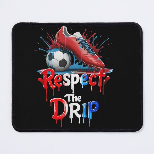 Item preview, Respect the Drip Soccer T-Shirt designed and sold by LarryMBrown.