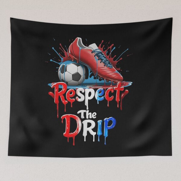 Item preview, Respect the Drip Soccer T-Shirt designed and sold by LarryMBrown.