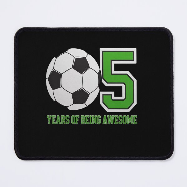 Item preview, Kids 5 Years Of Being Awesome 5 Year Old Soccer Boy 5th Birthday designed and sold by EllinoKlemo.
