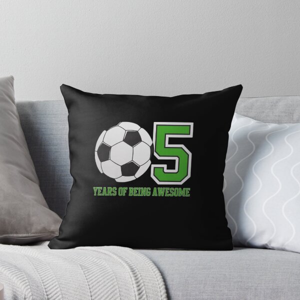Item preview, Kids 5 Years Of Being Awesome 5 Year Old Soccer Boy 5th Birthday  designed and sold by EllinoKlemo.