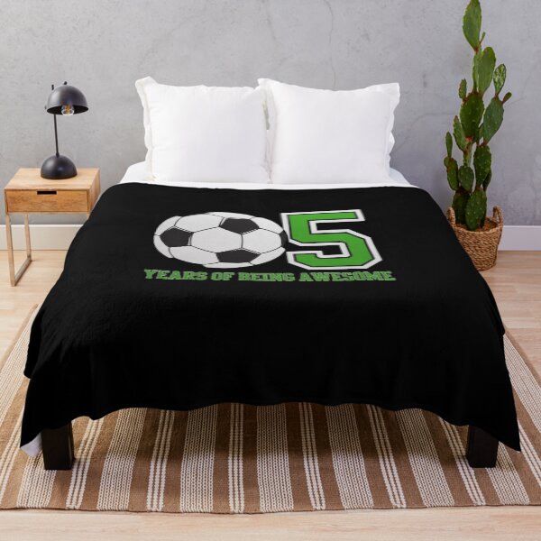 Item preview, Kids 5 Years Of Being Awesome 5 Year Old Soccer Boy 5th Birthday designed and sold by EllinoKlemo.