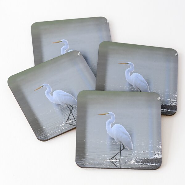 Item preview, Great White Egret strolling  designed and sold by Glennphotos.