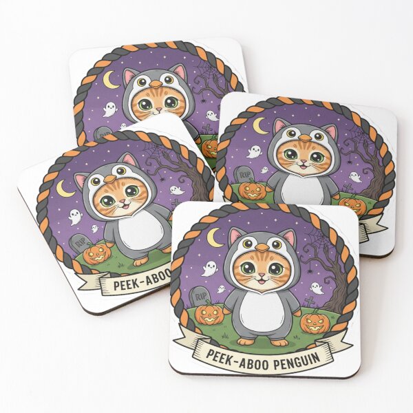 Item preview, Halloween Cats – Design of Feline Witches and Ghosts designed and sold by Purrfect Studio.