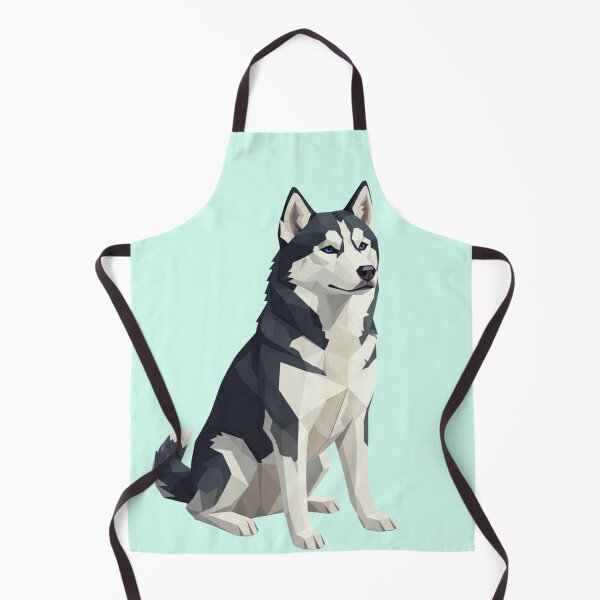 Item preview, Husky Siberiano Elegante Arte Digital Minimalista Poligonal designed and sold by bsbd-action.
