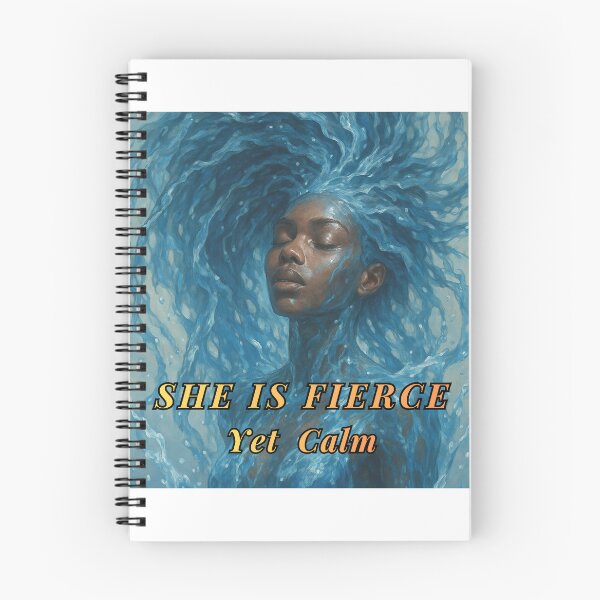 Item preview, “The Calm and the Storm” — Ethereal Water Goddess Art of Divine Feminine Power designed and sold by Shop at the Top 4 U.