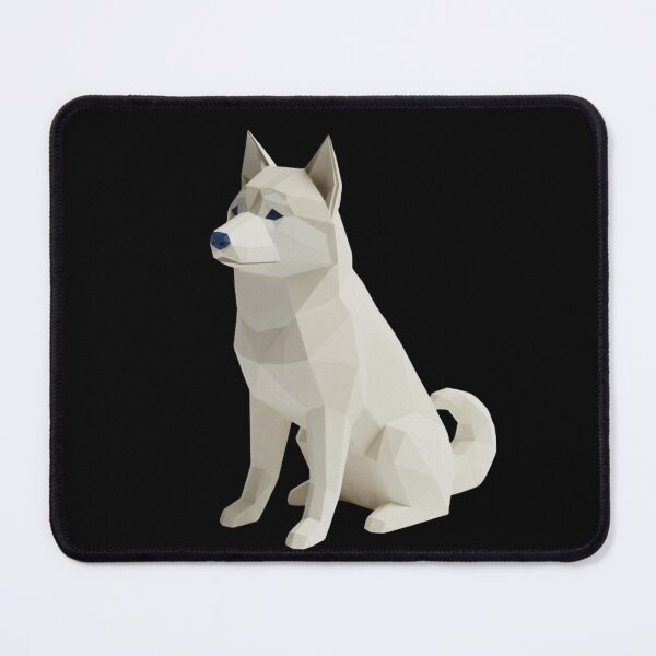 Item preview, Escultura Perro Blanco Low Poly Minimalista Moderno designed and sold by bsbd-action.
