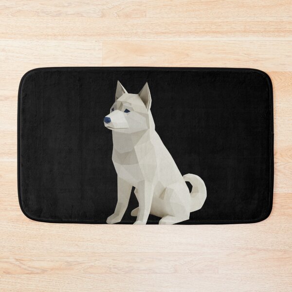 Item preview, Escultura Perro Blanco Low Poly Minimalista Moderno designed and sold by bsbd-action.
