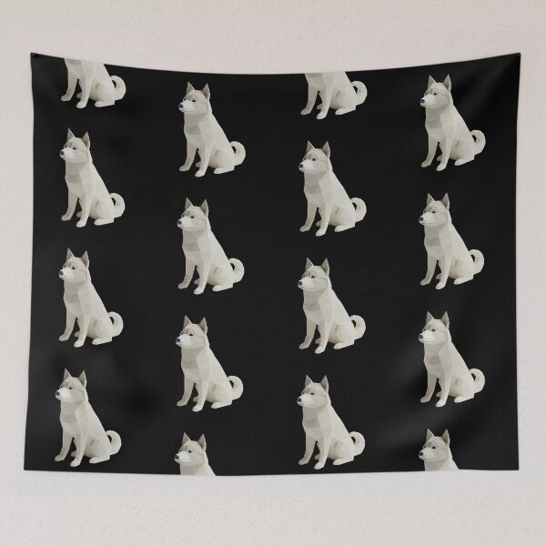 Item preview, Escultura Perro Blanco Low Poly Minimalista Moderno designed and sold by bsbd-action.