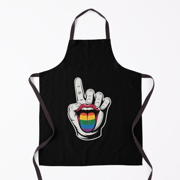 Item preview, Funny Masc Lesbian Stuff Tongue Rainbow Gay Pride Ally LGBTQ designed and sold by MinaReinger.