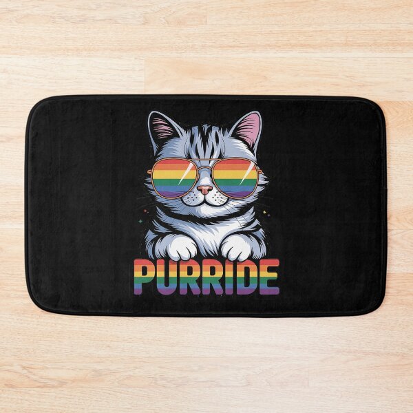 Item preview, Funny Cat Gay Pride Rainbow LGBTQ designed and sold by AmparoBoyle.