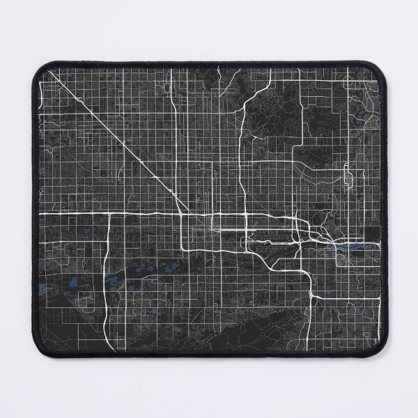 Item preview, Phoenix Arizona City Map - Dark Street Edition designed and sold by CityMapsArt.