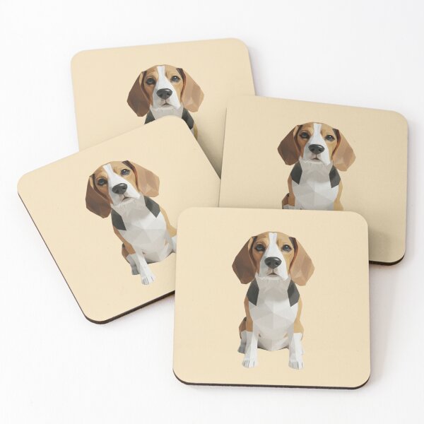 Item preview, Adorable Beagle Diseño Geométrico Low Poly Sentado designed and sold by bsbd-action.