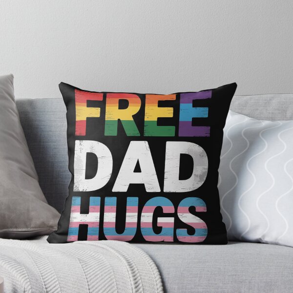 Item preview, Free Dad Hugs, LGBTQ Gay Pride Month, Proud Ally designed and sold by FranzFriesen.