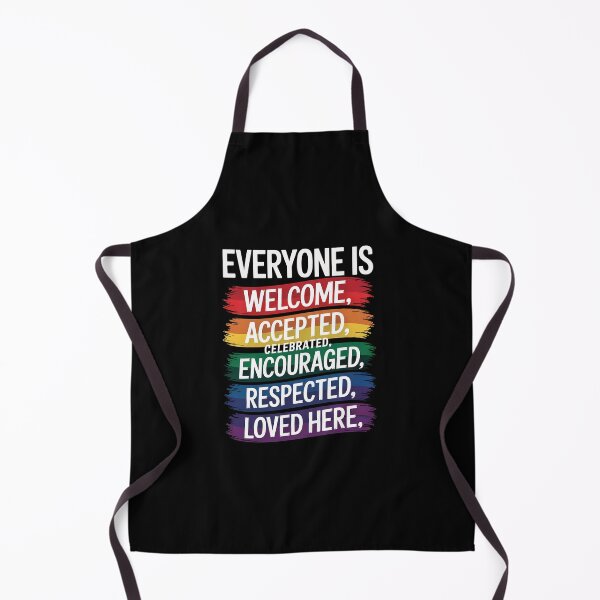 Item preview, Everyone is welcome accepted celebrated respected loved here designed and sold by AmparoBoyle.