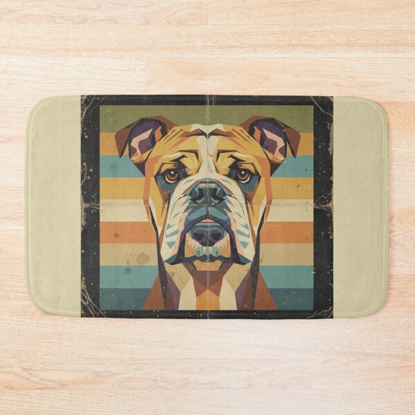 Item preview, Retrato Bulldog Retro Vintage Pop Art Texturizado designed and sold by bsbd-action.