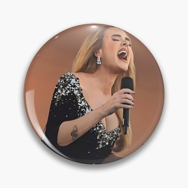 Item preview, Adele Live Performance – Elegant Emotional Portrait Art designed and sold by zulenekbedf.