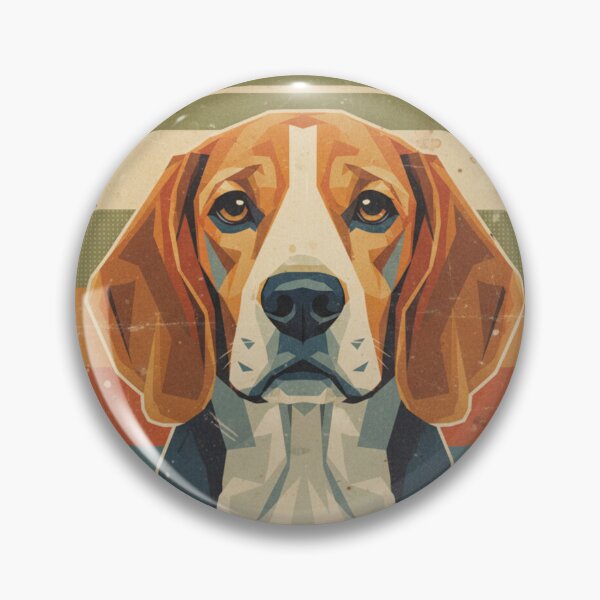 Item preview, Primer Plano Beagle Mirada Profunda Cartel Retro designed and sold by bsbd-action.