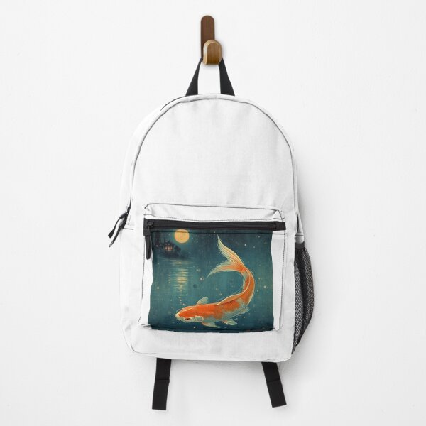 Item preview, Summer Night Goldfish – Moonlit Japanese Art designed and sold by Rosemoonjapan.