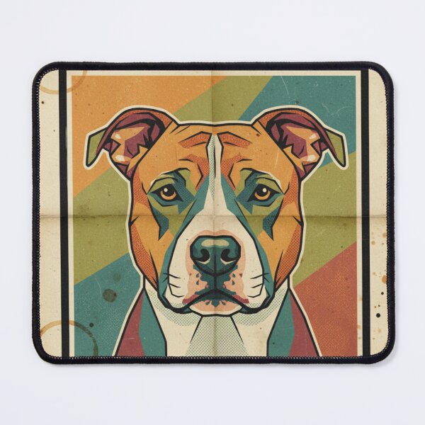 Item preview, American Pit Bull Terrier Pop Art Vintage Café designed and sold by bsbd-action.