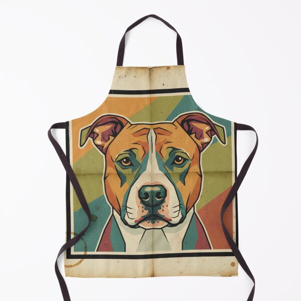 Item preview, American Pit Bull Terrier Pop Art Vintage Café designed and sold by bsbd-action.