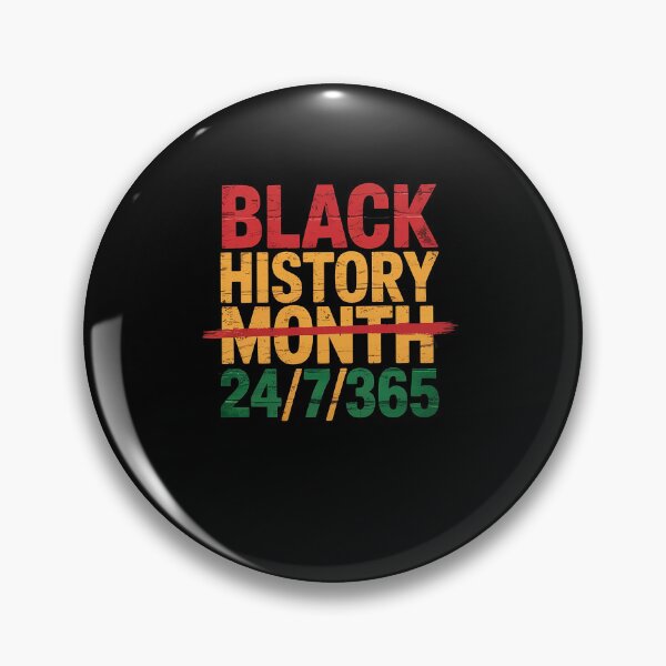 Item preview, Black History Month 24 7 365 Melanin Pride African American designed and sold by MinaReinger.