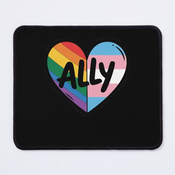 Item preview, Ally Heart Rainbow and Transgender Flag LGBT Pride Month designed and sold by RayArmstrong.