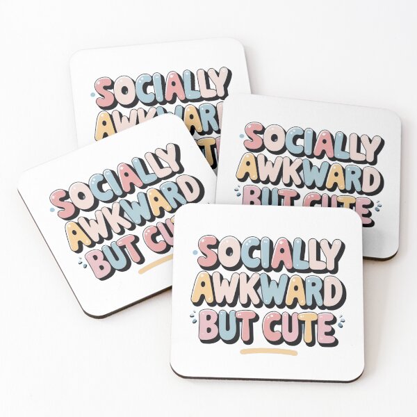 Item preview, Socially awkward but cute designed and sold by Arty Art.