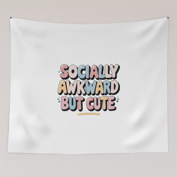 Item preview, Socially awkward but cute designed and sold by Arty Art.