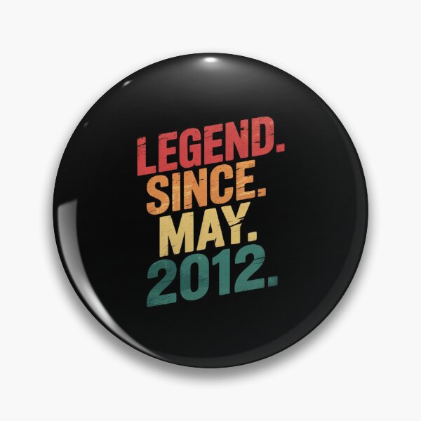 Item preview, Legend Since May 2012 13 Years Old 13th Birthday designed and sold by EllinoKlemo.