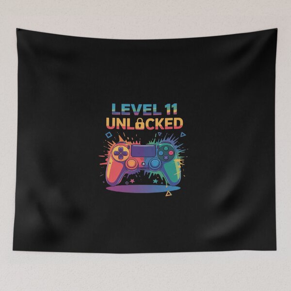 Item preview, Level 11 Unlocked 11 Year Old Video Gamer 11th Birthday Boys  designed and sold by EllinoKlemo.