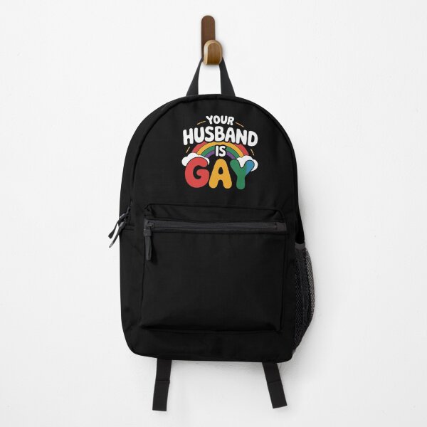 Item preview, Your Husband Is Gay Funny LGBT Joke Pride Month Gay Couples designed and sold by FranzFriesen.