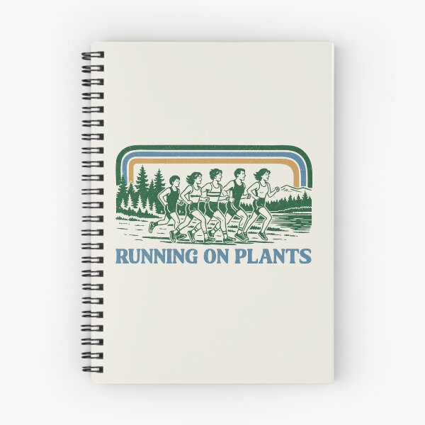 Item preview, Running on Plants – Retro Vegan Runners Design | Vintage 80s Athletic Graphic designed and sold by VegancoreGoods.