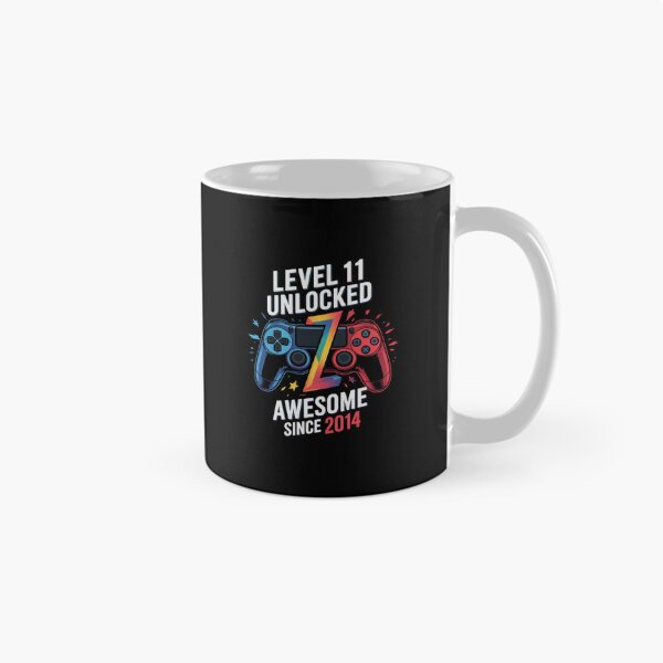Item preview, Level 11 Unlocked Awesome Since 2014 11th Birthday Gaming  designed and sold by EllinoKlemo.