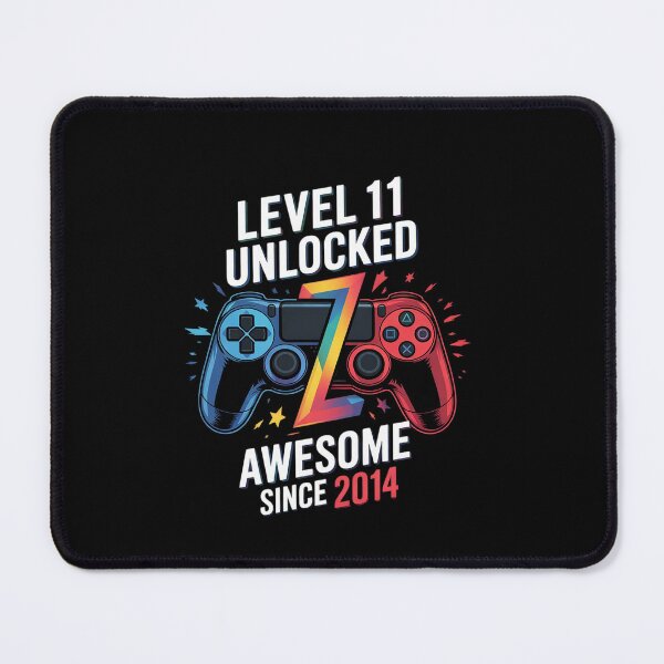 Item preview, Level 11 Unlocked Awesome Since 2014 11th Birthday Gaming  designed and sold by EllinoKlemo.