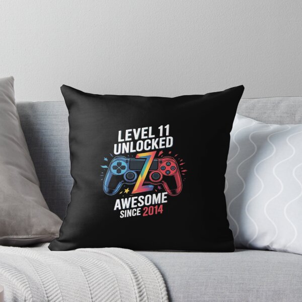 Item preview, Level 11 Unlocked Awesome Since 2014 11th Birthday Gaming  designed and sold by EllinoKlemo.