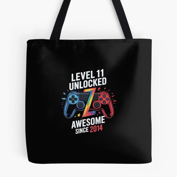Item preview, Level 11 Unlocked Awesome Since 2014 11th Birthday Gaming  designed and sold by EllinoKlemo.