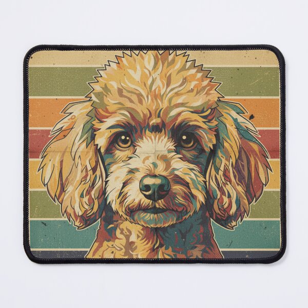Item preview, Caniche Poodle Arte Retro Vintage Textura Grunge designed and sold by bsbd-action.
