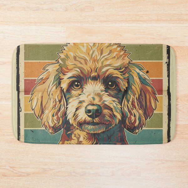 Item preview, Caniche Poodle Arte Retro Vintage Textura Grunge designed and sold by bsbd-action.