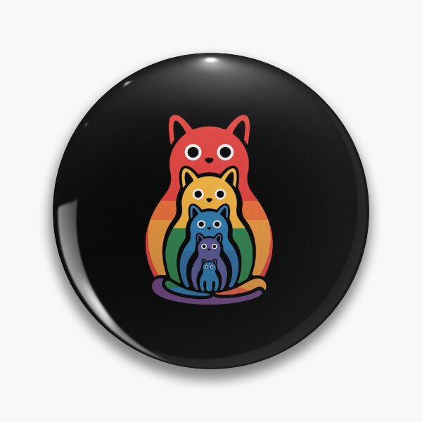 Item preview, Rainbow Cats In Cats LGBT Flag Pride Month designed and sold by MinaReinger.