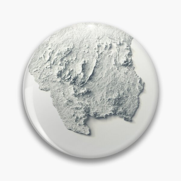 Item preview, Suriname Shaded Relief 3D Map digitally-rendered designed and sold by ThinkAboutMaps.