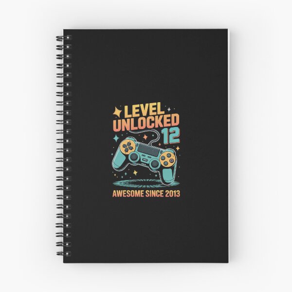 Item preview, Level 12 Unlocked 12th Birthday 12 Year Old Boy Gaming  designed and sold by EllinoKlemo.